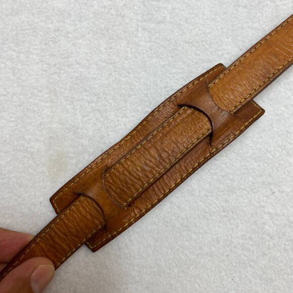 VINTAGE CANOA Crossbody Shoulder Bag Tan Pouch Phone Wallet 80s - Picture 16 of 16